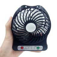 ANLENG 4-inch Mini Rechargeable Portable Fan (Black)