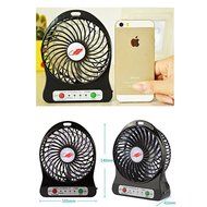 USB Mini Fan, Gongtian TM Portable 4 Inch USB Fan Powered by Rechargeable Battery with 3-Level Speed for Outdoor... N8