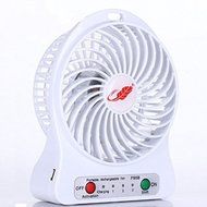 USB Mini Fan, Gongtian TM Portable 4 Inch USB Fan Powered by Rechargeable Battery with 3-Level Speed for Outdoor... N10