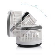 Pojazia Mini USB Output Electric Fan Rechargeable Humidifier Misting Fan (Pink) N24