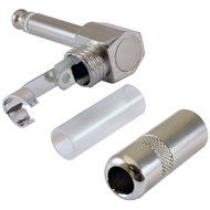 Agile-Shop 1/4" 90 Degree Angle Plugs TS Mono Heavy Duty Style for Speaker Cables, Patch Cables, Snakes - Male... N2
