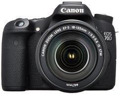 Canon EOS 70D Digital SLR Camera with 18-135mm STM Lens - International Version N5