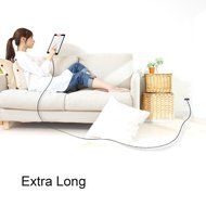 Maxcury&reg; [5-Pack] Premium High Speed Micro USB Cables Extral Short [1ft 0.3m] Extra Long [10.5ft 3.2m] Sync and...