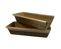 Regency Loaf Pans Disposable Italian Stand Alone 4 x 2 inch Mini , 4 pack