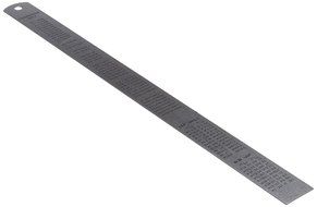 600mm Silverline Steel Rule N3