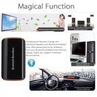 B2 Wireless Stereo Bluetooth Receiver Bluetooth 4.1 &amp; EDR Audio Music Box with Mic 3.5mm RCA for Speaker Car AUX... N2