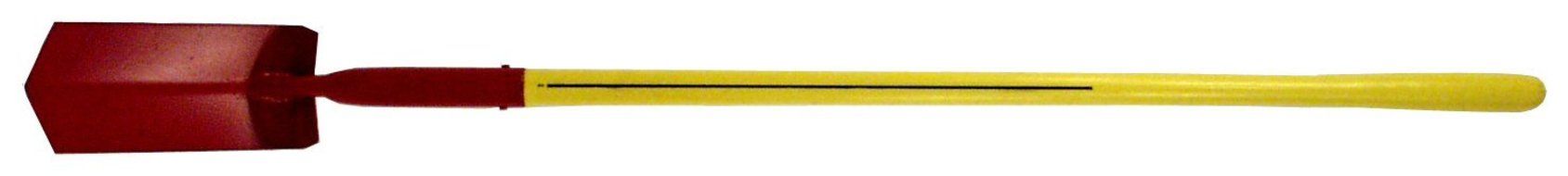 Nupla TS-V5-E Ergo Power Trenching Shovel, 5" V-Type Blade, Ergo Grip, 14 Gauge, 48" Long Handle