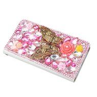 Note 5 Case, Galaxy Note 5 Case,Yaheeda Premium PU Leather [3D Metal Accessory ] Bling Diamond Crystal [Card Slot... N66