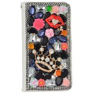 Note 5 Case, Galaxy Note 5 Case,Yaheeda Premium PU Leather [3D Metal Accessory ] Bling Diamond Crystal [Card Slot... N69