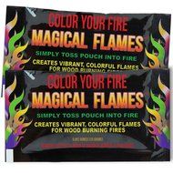Magical Flames Vibrant &amp; Colorful Flames for Wood Burning Fires (25 Pack) N12