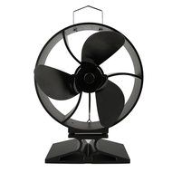 Neat834 Heat Powered Stove Fan, 4 Blades Round Wood Burning Stove Fan, High Airflow &amp; Silent Performance, Save... N7