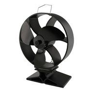 Neat834 Heat Powered Stove Fan, 4 Blades Round Wood Burning Stove Fan, High Airflow &amp; Silent Performance, Save... N8