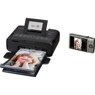 Canon Selphy CP1200 Wireless Color Photo Printer (Black) + Canon KP-108IN Color Ink Paper Set (Produces up to... N3
