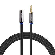 Starise 2 Pack Aux Cable Male to Female 2 Feet- 3.5mm Stereo Audio Extension Cable - Gold Plated Step Down Design...