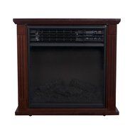 Sliverylake 1500w Embedded Insert Electric Quartz Infrared Fireplace Heater Flame Logs w/ Remote Control N3