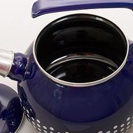 Sweet Pea Enamel Kettle. 2.1-qt. Dark Blue N5