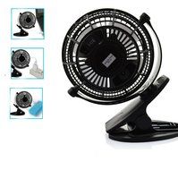 E-joy&reg; Mini USB Powered Flexible Gooseneck Fan LED Cooling Flashing USB Temperature Fan for PC Laptop Notebook... N14