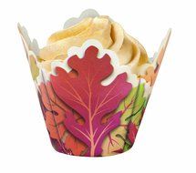 Wilton Autumn Leaves Pleated Baking Cups, 15-Count N4