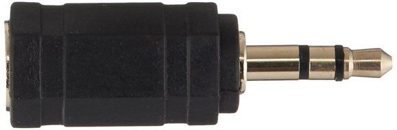 Monoprice 107129 3.5mm Stereo Plug to 3.5mm Mono Jack Adaptor, Gold Plated N2