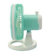 E-joy&reg; Mini USB Powered Flexible Gooseneck Fan LED Cooling Flashing USB Temperature Fan for PC Laptop Notebook... N17