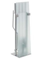 Blomus Stainless Steel Fireplace Tool Set with Glass