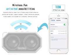 Bluetooth Speaker, Mindkoo Portable Pocket Outdoor Sport IP65 Waterproof Shockproof Wireless Bluetooth V4.0 Speaker... N4