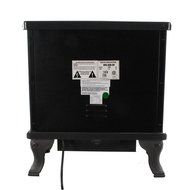 Duraflame 400 Sq Ft Electric Stove Fireplace Heater w/ Flame Effect | Gun Metal N5