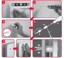 Eco Heater Inc NA400S Wall Mounted Whole Room Electric Space Heater