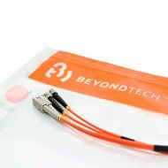 LC to LC Fiber Patch Cable Multimode Duplex - 20m (65ft) - 62.5/125 OM1 - Beyondtech PureOptics Series N5