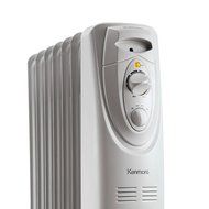 Kenmore Oil-filled Radiator Heater White - Large Room Heating N6