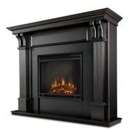 Real Flame Ashley Electric Fireplace, Blackwash