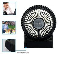 E-joy&reg; Mini USB Powered Flexible Gooseneck Fan LED Cooling Flashing USB Temperature Fan for PC Laptop Notebook... N36