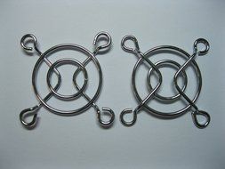 6 pcs DC Fan Grill Protector Silver Metal Finger Guard Used for 40mm 4cm Fan Skywalking N3