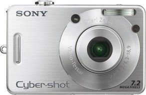 Sony Cybershot DSCW70 7.2MP Digital Camera with 3x Optical Zoom N2