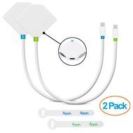 Aurum Cables Mini DisplayPort to HDMI + DVI + VGA Female Cable - 3 Pack Cable with 3 Piece Cable Ties - 1 Feet N2