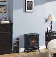 Duraflame DFS-500-0 Thomas Electric Stove with Heater, Black N3