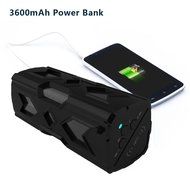 CNUALV Outdoor Sports Bluetooth Stereo Speaker Waterproof Wireless Speaker with Built-in 3600mAh Power Bank (...