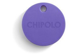 Chipolo 2nd Gen 110071 Bluetooth Key Phone Car Luggage Wallet Item Finder &amp; Selfie Remote, Sapphire Purple