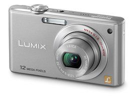 Panasonic Lumix DMC-FX48 12MP Digital Camera with 5x MEGA Optical Image Stabilized Zoom and 2.5 inch LCD (Black) N2