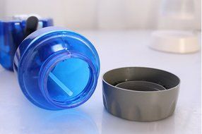 M-Aimee Mini Portable Battery-operated Desktop Water Spray Cooling Cool Cooler Fan For Travel(Blue) N9