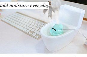 FLYMAY Cool Mist Humidifier, Portable Mini USB Humidifier for Car/Office/Bedroom N8