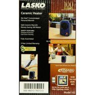 200 Watts Energy MyHeat Personal Mini Ceramic Heater, Overheat Protection, V-0 Safety Plastic, Blue N3