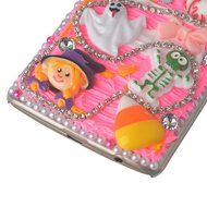 Spritech(TM) 3D Handmade Crystal Phone Case for LG V10,Helloween Style Monster Pumpkin Design Smartphone Cover N5