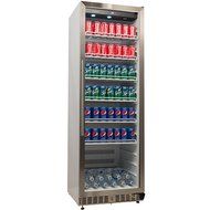 EdgeStar 14 Cu. Ft. Built-In Commercial Beverage Merchandiser - White and Stainless Steel N3