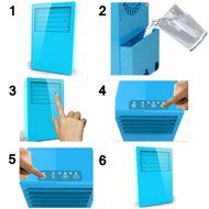 Ankeer Portable Air Conditioner Mini Desktop Computer Fan Grill Personal Table Fan Quiet Air Circulator Refrigeration... N2