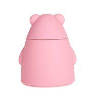 Whitelotous 80ml Portable Mini USB Humidifier Cute Panda Air Humidifier with USB Cable for Office Home (White)