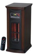 Comfort Glow QTH7100 21-Inch Infrared Quartz Tower, 1500-watt, Walnut