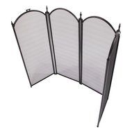 FCH 4 Panel Fireplace Screens Modern Decorative Safety Gate Fence Fireplace Fence Hearth Gate N3