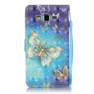 Samsung Galaxy Grand Prime Case,Yaheeda [3D Colored Drawing] [Flip Fit] Premium PU Leather Card-Slots Cash-Slots... N27