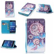 Samsung Galaxy Grand Prime Case,Yaheeda [3D Colored Drawing] [Flip Fit] Premium PU Leather Card-Slots Cash-Slots... N39